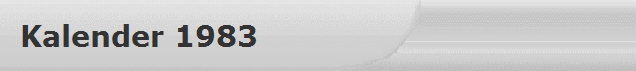 Kalender 1983